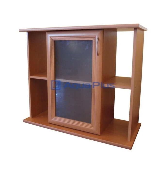 Aquaplus подставка 70*30*70 прям.(1дверь стекло+мдф ) (цвет-бук) (Аква-Плюс) 87253