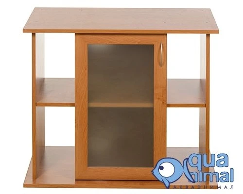 Aquaplus подставка 70*30*70 прям.(1дверь стекло+мдф ) (цвет-ольха)(АкваПлюс) 87338
