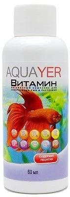 Aquayer Витамин 60 мл - комплекс витаминов для рыб Vit60