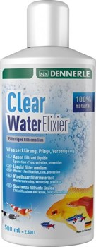 Dennerle Clear Water Elixier - препарат для очистки аквариумной воды 500 мл на 2500 - фото 18694