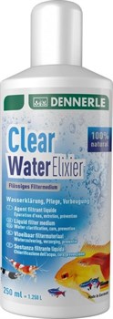 Dennerle Clear Water Elixier - препарат для очистки аквариумной воды, 250 мл на 1250 - фото 18695