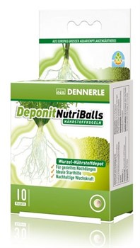 Dennerle Deponit NutriBalls, 10 шт. - корневое удобрение в виде шариков для аквариумных растений - фото 18721