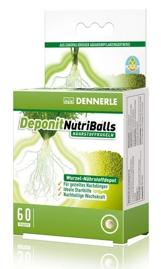 Dennerle Deponit NutriBalls, 60 шт. - корневое удобрение в виде шариков для аквариумных растений Den-4480