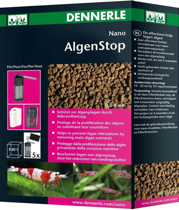 Dennerle Nano AlgenStop - высокоэффективный удалитель фосфатов для пресноводных аквариумов Den-5842