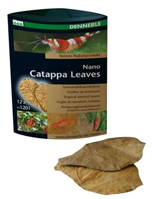 Dennerle Nano Catappa Leaves - Листья миндального дерева 12 шт. DEN5916