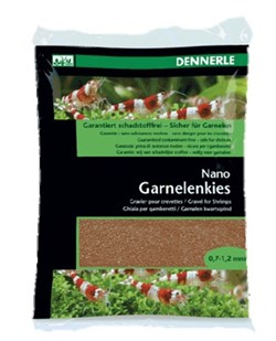 Dennerle Nano Garnelenkies - грунт для мини-аквариумов, цвет Sumatra brown (коричневый), фракция 0,7-1,2 мм., 2 кг. - фото 18788