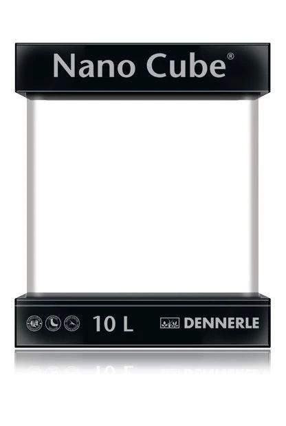 Dennerle NanoCube 10 литров - аквариум, передние углы скруглённые (передняя и боковые стенки из единого стекла) Den-5575