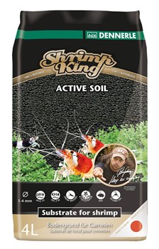 Dennerle Shrimp King Active Soil 4 л - активный донный грунт для пресноводных аквариумов с креветками - фото 18866