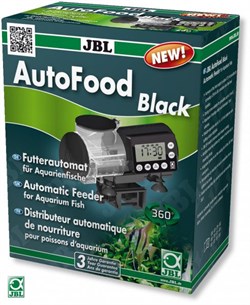 JBL AutoFood Black - Автоматическая кормушка для аквариумных рыб, цвет черный - фото 19805