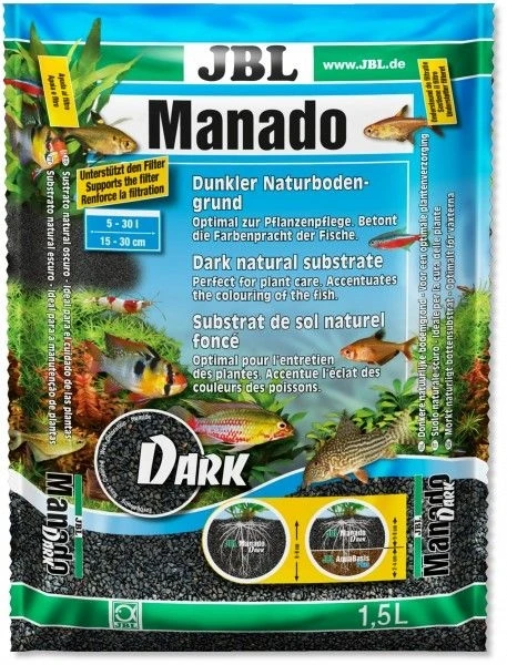 JBL Manado DARK 3 л - тёмный натуральный субстрат для аквариума 282.6703500