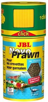 JBL NovoPrawn CLICK (с дозатором) 100 мл. (50 г.) - Корм для креветок, баночка с дозатором - фото 19990