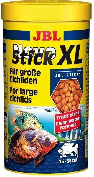 JBL NovoStick XL 1 л. (400 г.) - Корм для крупных цихлид в форме палочек 282.3028100