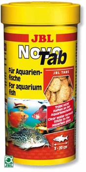 JBL NovoTab 250 мл. (400 шт.) - Корм в форме таблеток для всех видов аквариумных рыб - фото 20005