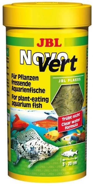 JBL NovoVert 250 мл. (40 г.) - Корм со спирулиной и планктоном 282.3019500
