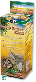 JBL ReptilDesert Daylight 24 Вт - Энергосберегающая лампа дневного света для пустынных террариумов - фото 20096