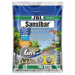 JBL Sansibar GREY 5 кг - Декоративный мелкий грунт для аквариума, серый - фото 20108