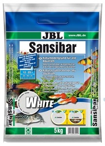 JBL Sansibar WHITE - Декоративный грунт для аквариума, белый, мелкий, 5 кг - фото 20118