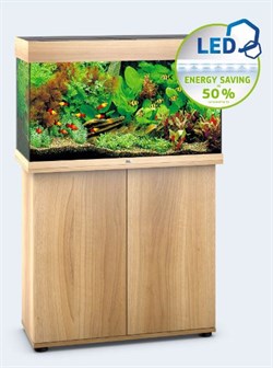 Juwel RIO 125 LED аквариум 125л светлое дерево (Light wood) 81х36х50см 2х14W Фильтр Bioflow М, нагреватель 100 Вт - фото 20406