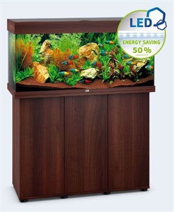 Juwel RIO 180 LED аквариум 180л темное дерево (Dark Wood) 101х41х50см 2х23W Фильтр Bioflow M, нагреватель 200 Вт - фото 20425