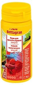 sera Bettagran 50 мл (24 г) - гранулированный корм для рыб-петушков - фото 20736