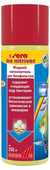 sera bio Nitrivec 100 мл (на 250 л)- биопрепарат для запуска аквариума S3740