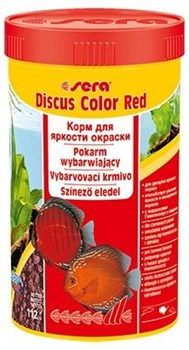 sera Discus color Red 250 мл - корм для улучшения окраски у красных дискусов - фото 20840