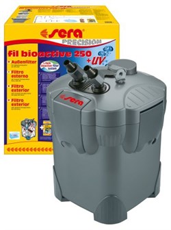 sera fil Bioactive 250 + УФ-система (5Вт) - внешний фильтр для аквариумов до 250 литров - фото 20857