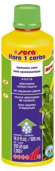 sera flore 1 carbo 500 мл- на 1000 литров  - удобрение для растений S3343