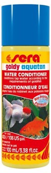 sera Goldy Aquatan 100 мл - препарат для подготовки водопроводной воды для золотых рыбок - фото 20914