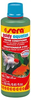 sera Goldy Aquatan 250 мл - препарат для подготовки водопроводной воды для золотых рыбок - фото 20915