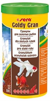 sera Goldy gran 1 л - гранулированный корм для золотых рыбок - фото 20919