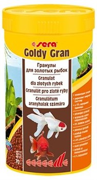 sera Goldy gran 250 мл - гранулированный корм для золотых рыбок - фото 20921