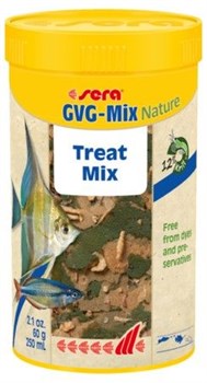 sera GVG-Mix Nature 100 мл (22 г) - корм для рыб в хлопьях - фото 20947