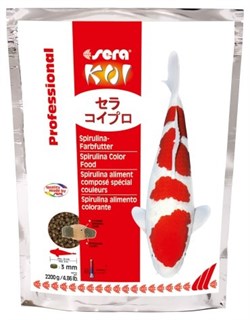 sera KOI Professional Spirulina Color 2,2 кг - корм для карпов Кои - фото 20971