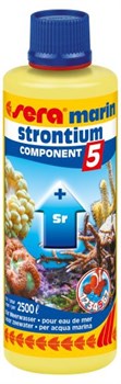 sera marin component 5 - Strontium 250 мл - препарат для поддержания концентрации стронция в морском аквариуме - фото 21004