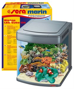 sera Marine Biotop Cube 130 LED - морской аквариум с комплектом оборудования и LED-освещением - фото 21010