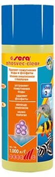 sera Phosvec clear 250 мл - препарат для удаления замутнений в воде и фосфатов - фото 21033