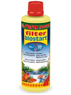 sera pond Filter Biostart 250 мл - средство для ускорения запуска прудового фильтра - фото 21076