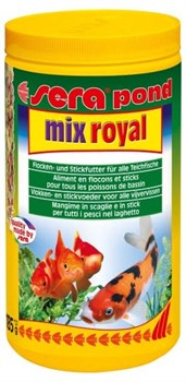 sera pond Mix Royal 1 л - корм для всех видов прудовых рыб - фото 21077