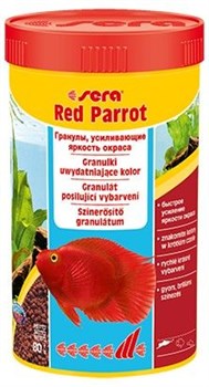 sera Red Parrot 250 мл - корм для цихлид *красных попугаев* - фото 21124