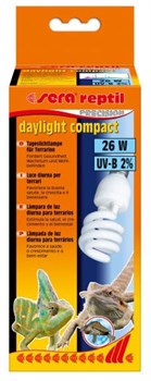 sera Reptil Daylight compact 26 Вт - лампа для террариума (излучение УФ-Б - 2%) - фото 21136