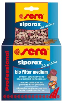 sera siporax bio active Professional  210 г (≈ 0,5 л - на 400 л воды) - специальный фильтрующий наполнитель - фото 21195