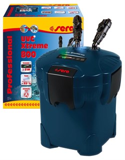 sera UVC -Xtreme 800 - внешний фильтр для аквариумов с УФ-стерилизацией и электронным управлением - для аквариумов от 100 до 800 л - фото 21249
