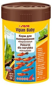 sera Vipan baby 100 мл - корм для мальков - фото 21278