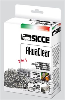 SICCE Akuaclear 3в1, цеолит+смолы+уголь, 1000 мл - фото 21366