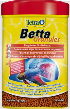 Tetra Betta Granules 5 г - корм для петушков и других лабиринтовых рыб - фото 21789