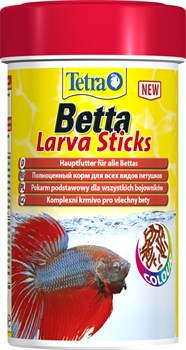 Tetra Betta Larva Sticks (палочки) 100 мл - корм для лабиринтовых рыб - фото 21793