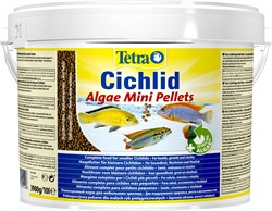 Tetra Cichlid AlgaeMini 10л - основной корм для мелких травоядных цихлид - фото 21868