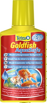 Tetra Goldfish AquaSafe 100 мл - средство для подготовки водопроводной воды для золотых рыбок - фото 22160
