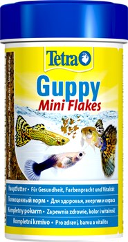 Tetra Guppy 100 мл - корм для гуппи и других живородящих (хлопья) - фото 22250